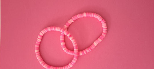 Pink Bracelet-Only Clay Beads-