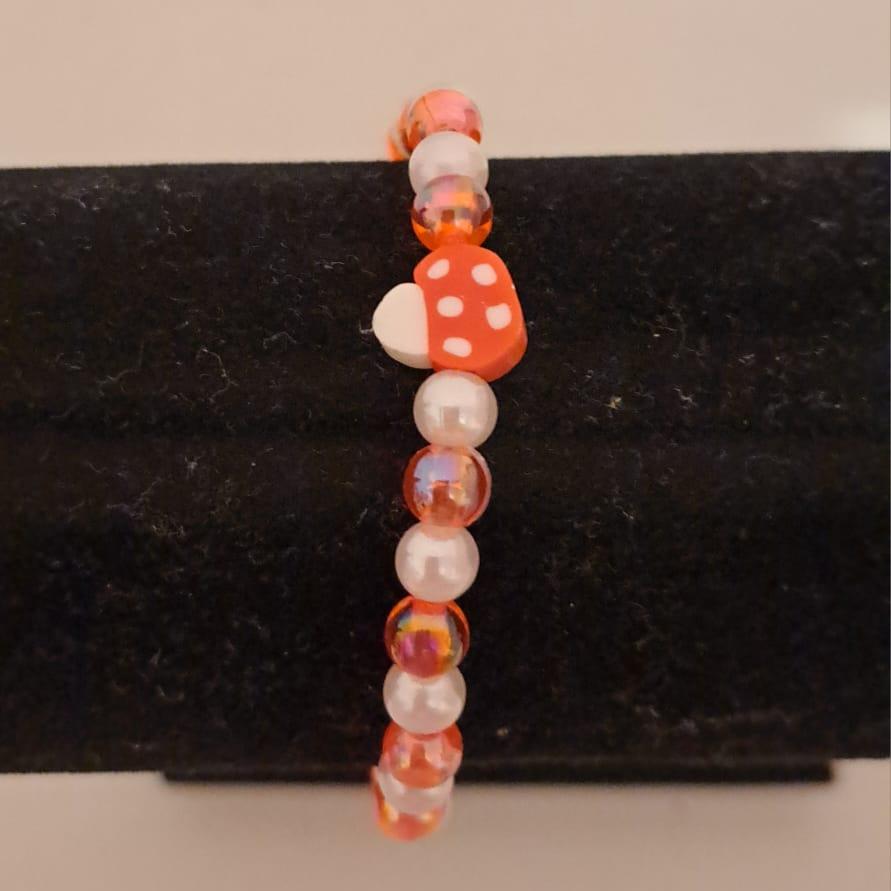 Red Mushroom bracelets